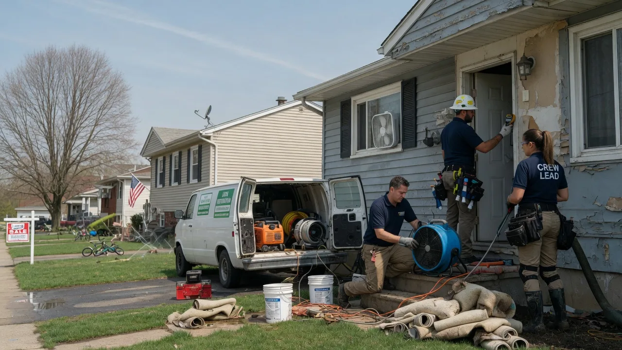 Flood Cleanup in Mitchellville, IA near me