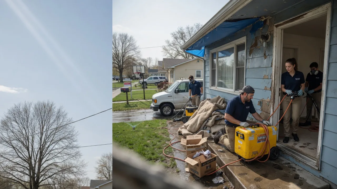 Basement Flood Cleanup in Mitchellville, IA near me